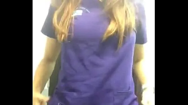 Nye Nurse in toilette at work so bitch megaklipp