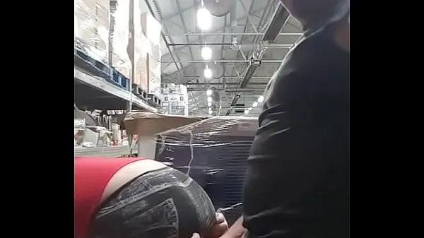 新鲜的 Quickie with a co-worker in the warehouse 超级夹子