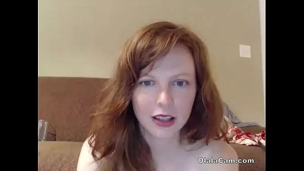 Cute redhead wife exhibs when husband away OlalaCam مقاطع ضخمة جديدة