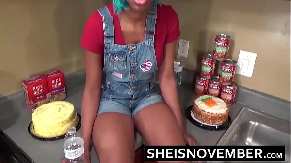 Msnovember Hot Reality Cosplay Porn, Black Nerd Step Sis Big Breasts Out During Intense Blowjob In Kitchen On Sheisnovember مقاطع ضخمة جديدة