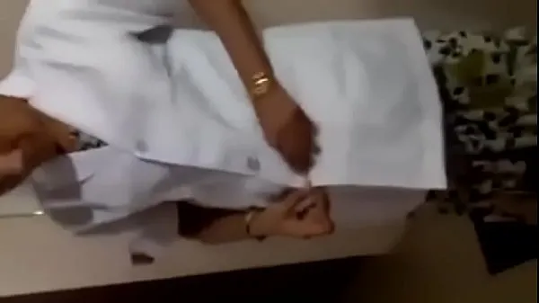 Fresh Tamil nurse remove cloths for patients mega Clips