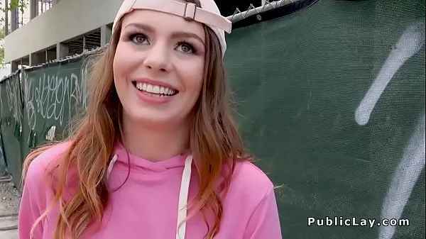 Nové Teen with cap gets facial in public mega klipy