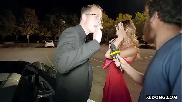 Fresh TV reporter doesn't leave Ana Rose and Justin Hunt alone mega Clips