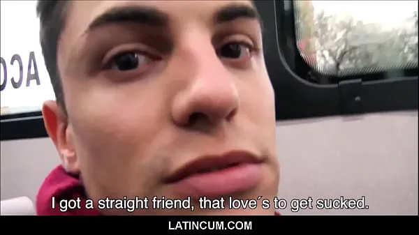 Frische Junge Gay Amateur Spanisch Latino Mann Zug bot Geld geben Oral Sex haben mit einer geraden Kerl POV Mega-Clips