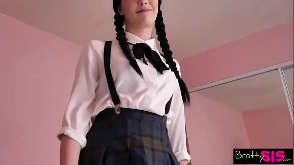 Nové Bratty step Sis - Quick Ride On Brother's Huge Cock Before Class S5:E1 mega klipy