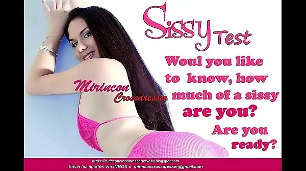 Φρέσκα Sissy Test" by Mirincon Crossdresser mega κλιπ