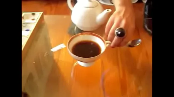 新鲜的 Coffee and cum 超级夹子