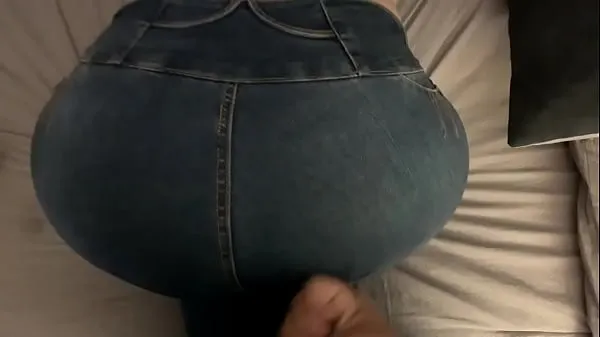 Fresh I cum in my wife's pants with a tremendous ass mega Clips