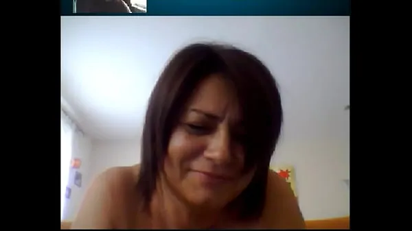 Italian Mature Woman on Skype 2 Klip mega baharu