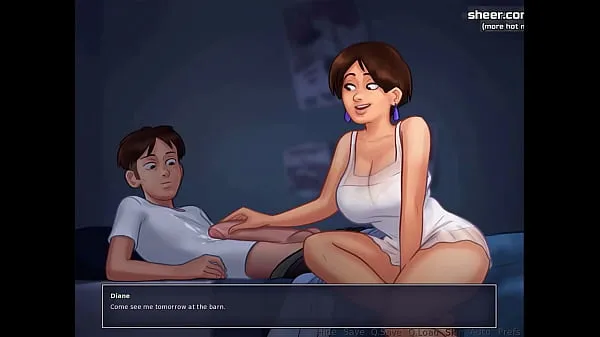 Wild sex with stepmom at night in bed l My sexiest gameplay moments l Summertime Saga[v018] l Part 11 Klip mega baharu