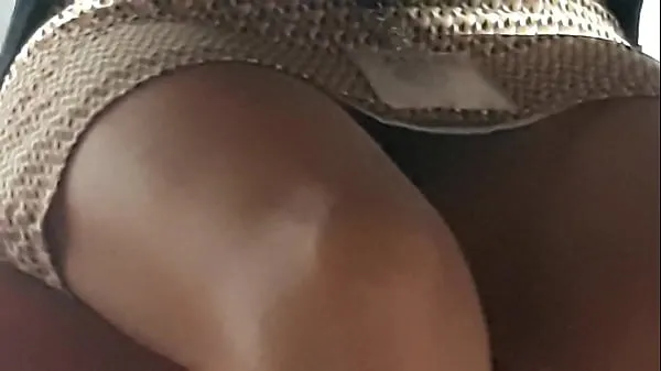 Little slut in a miniskirt under the table with her legs spread مقاطع ضخمة جديدة