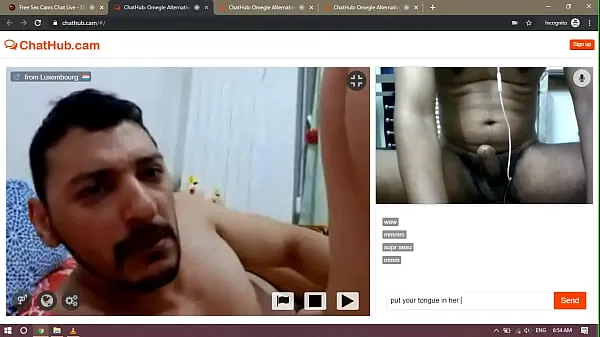 Friss Man eats pussy on webcam mega klipek