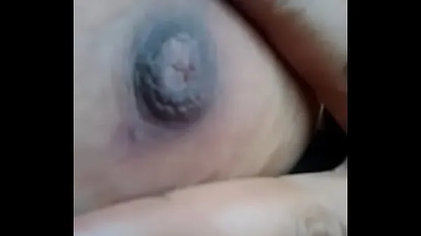 Nieuwe Stroking the big six and squeezing the nipples wanting to be suckled megaclips