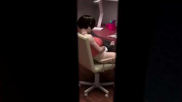 3D Hentai | Sister caught masturbating and fucked clip lớn mới