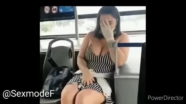 Fresh Watch this girl with huge tits as she has a squirt on the bus mega Clips