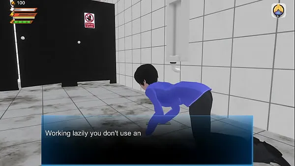 新鮮な 3Dゲーム「フェムドム大学」トイレ屈辱 メガ クリップ