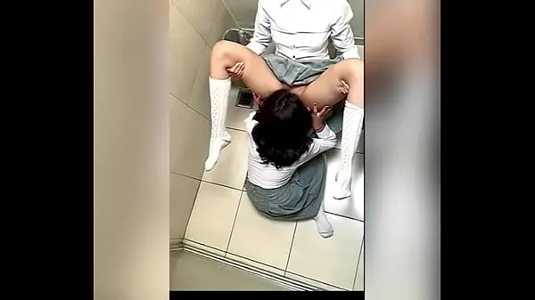 Fresh Two Lesbian Students Fucking in the School Bathroom! Pussy Licking Between School Friends! Real Amateur Sex! Cute Hot Latinas mega Clips