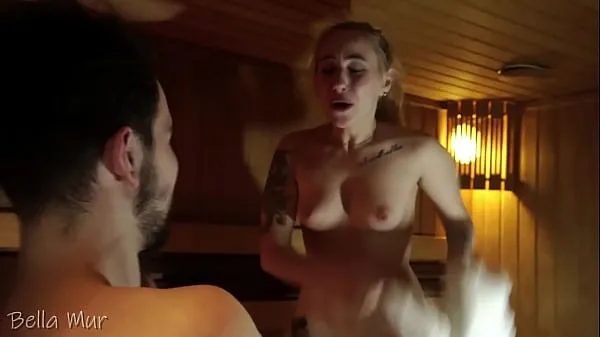 Fresh Curvy hottie fucking a stranger in a public sauna mega Clips