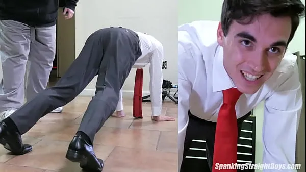 新鲜的 Straight Boy Spanked Hard in a Suit and Tie 超级夹子