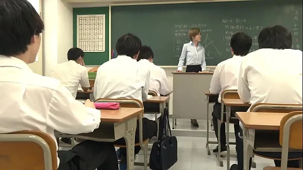 Frische Verheiratete Lehrerin Mio Kimishima, die in einer Spermaklasse 10 Mal nass wird, die keine Stimme geben kann Mega-Clips