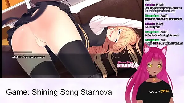 최신 VTuber LewdNeko Plays Shining Song Starnova Julie Route Part 3 메가 클립