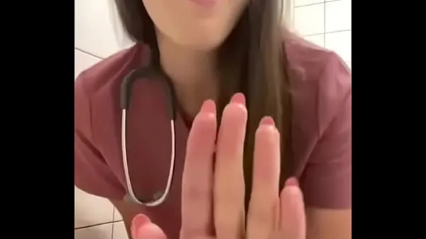 Fresh nurse masturbates in hospital bathroom mega Clips