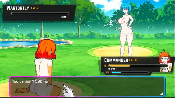 Fresh Oppaimon [Pokemon parody game] Ep.5 small tits naked girl sex fight for training mega Clips