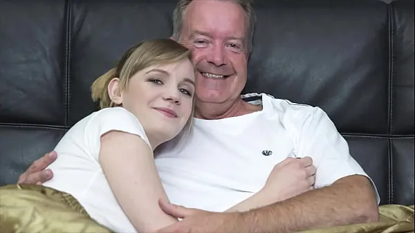 Fresh Sexy blonde bends over to get fucked by grandpa big cock mega Clips
