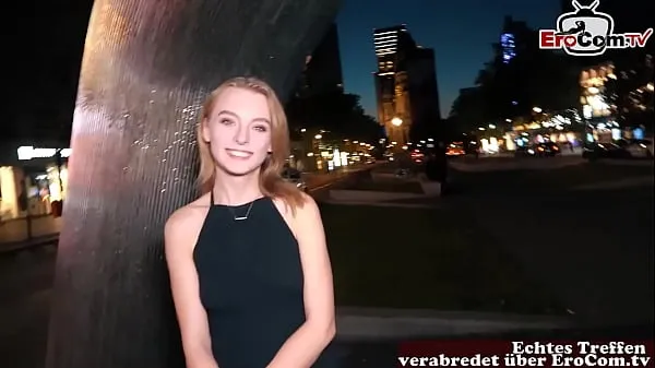 Fresh Cute german blonde Teen with small tits at a real Fuckdate mega Clips