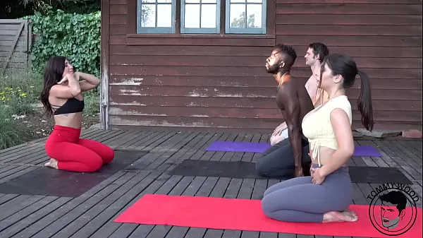 Yeni BBC Yoga Foursome Real Couple Swap mega Klip
