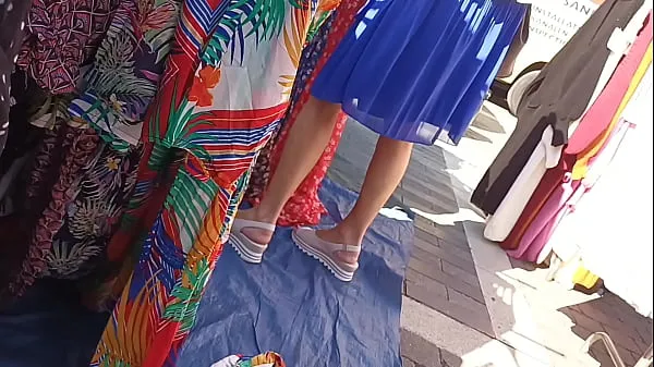 Świeże Westhoeker candid feet in street mega klipy