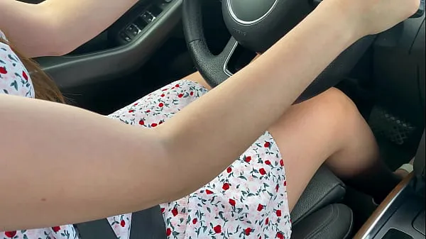 Fresh Stepmother: - Okay, I'll spread your legs. A young and experienced stepmother sucked her stepson in the car and let him cum in her pussy mega Clips