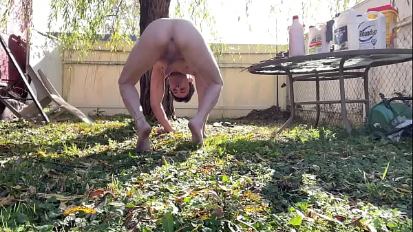 Fresh ME BEING NAUGHTY IN THE BACK YARD mega Clips
