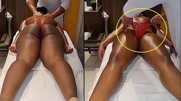 新鲜的 Camera the therapist taking off the client's panties during the service - Tantric massage - REAL VIDEO 超级夹子