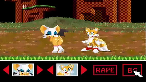 Nieuwe Tails well dominated by Rouge and tremendous creampie megaclips