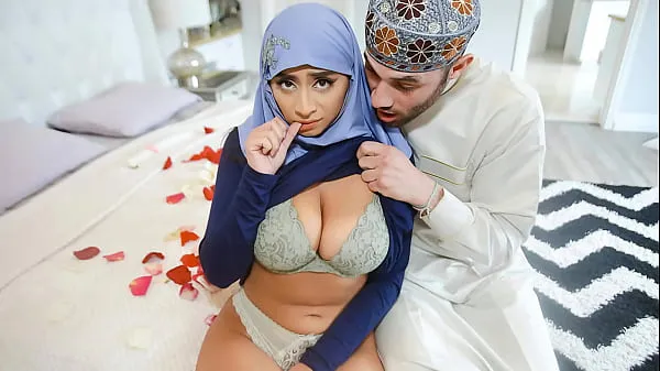 Fresh Arab Husband Trying to Impregnate His Hijab Wife - HijabLust mega Clips