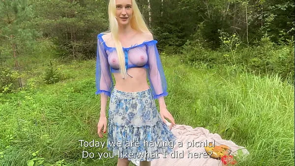 She Got a Creampie on a Picnic - Public Amateur Sex Klip mega baru